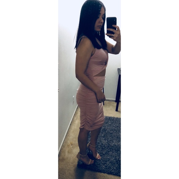 (LAST S) Be Mine Ruched Bodycon Dress - Picture 2 of 6